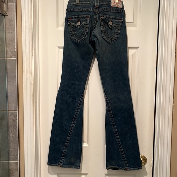 True Religion medium wash bootcut jeans size 25 - Picture 2 of 4